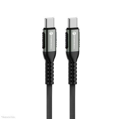 Kabel Forcell F-Energy C260 USB-C to USB-C, QC4.0 PD 5A 100W Cafule 1,2 m černý - Image 4