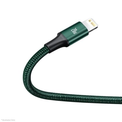 Baseus Datový kabel Rapid 3v1 USB-C/microUSB, Lightning, USB-C 1,5m PD 20W zelený - Image 2