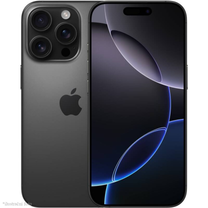 iPhone 16 PRO 128GB - Černý titan třídy Rozbaleno