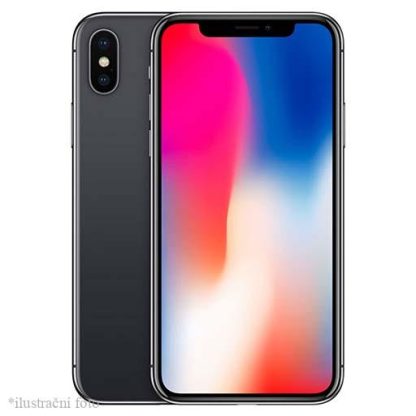 iPhone X 256GB Vesmírně šedá třídy Velmi dobrý+