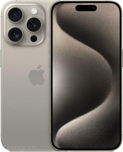 iPhone 15 PRO 256GB Přírodní titan třídy Velmi dobrý+