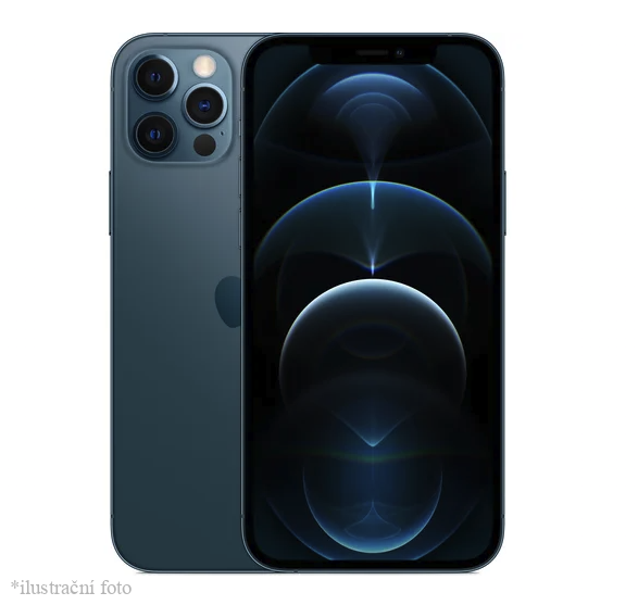 iPhone 12 PRO 128GB Tichomořsky modrá třídy Velmi dobrý+