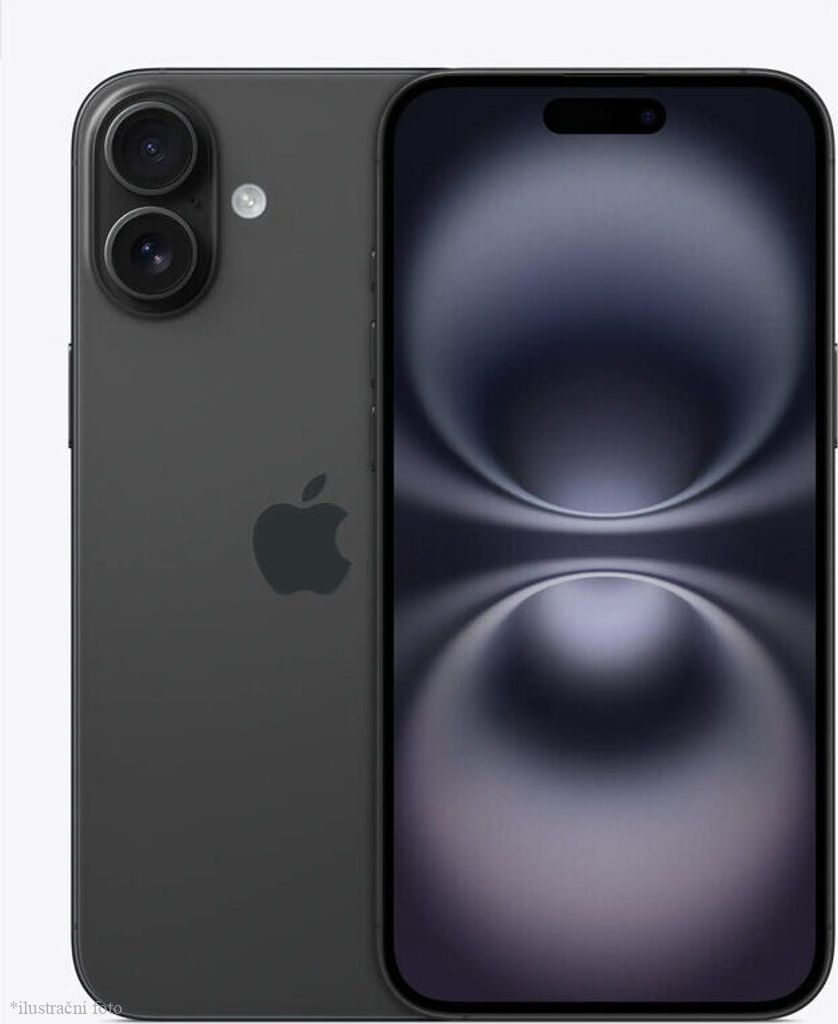 iPhone 16 512GB eSIM Černá třídy Velmi dobrý