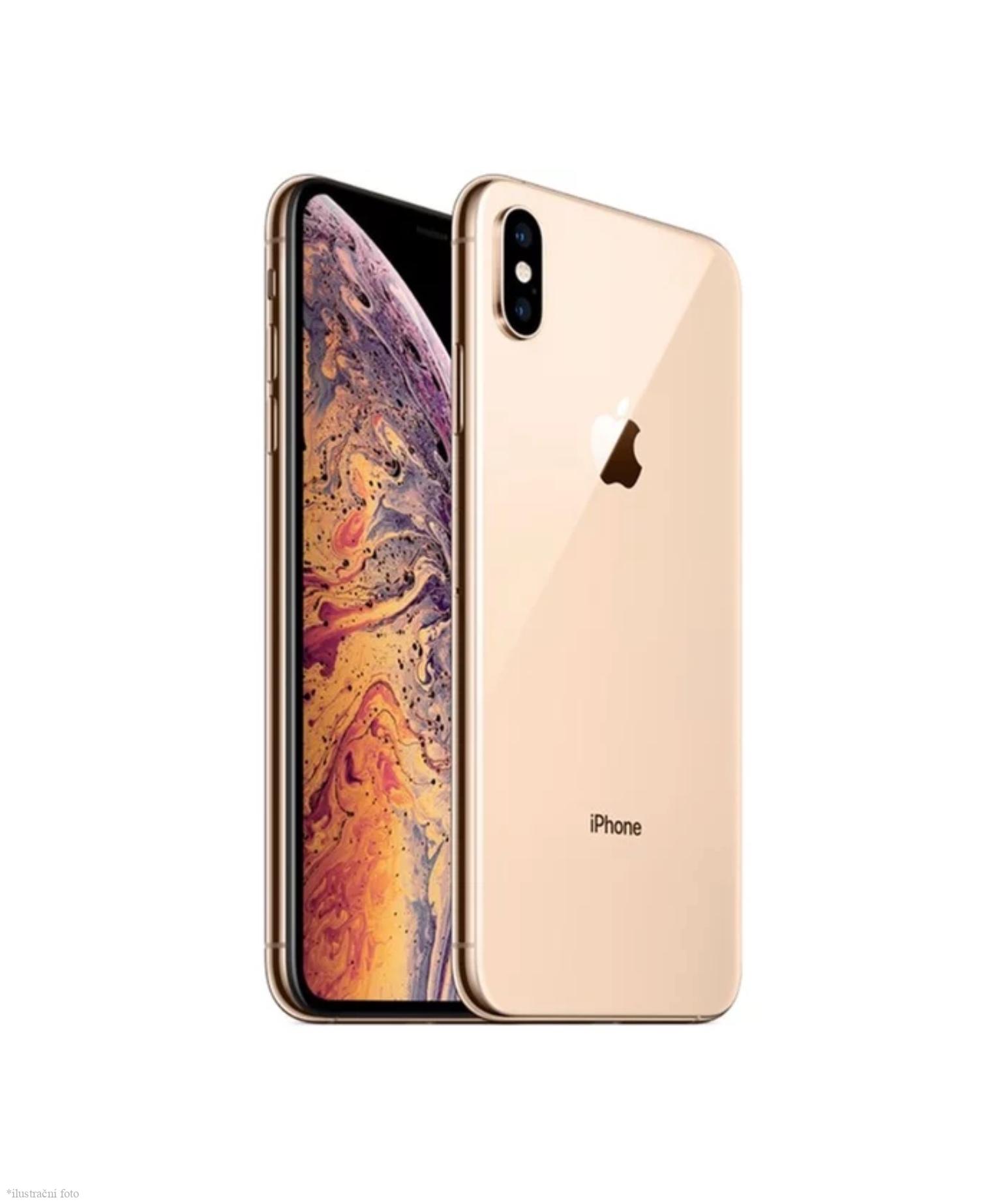 iPhone XS Max 512GB Zlatá třídy Velmi dobrý+